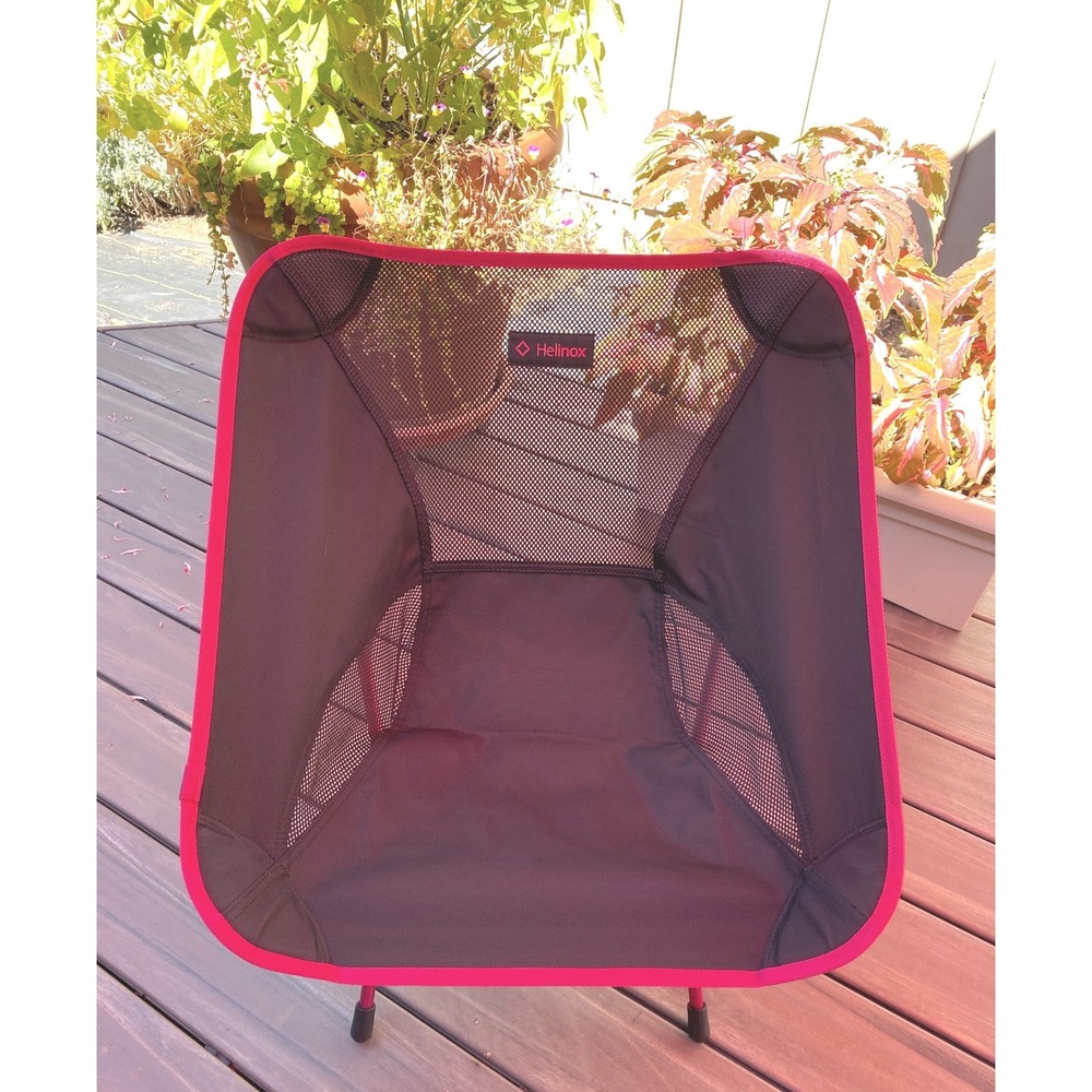 Helinox Chair One Lightweight Portable Camping Chair Black Pink DAC Aluminum
